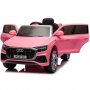 Elbil for barn Audi Q8 2x35W 12V7Ah| Rosa