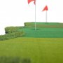 Golfmatte Multi-speed | Putematte med 4 soner | 4x1m