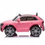 Elbil for barn Audi Q8 2x35W 12V7Ah| Rosa