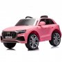 Elbil for barn Audi Q8 2x35W 12V7Ah| Rosa