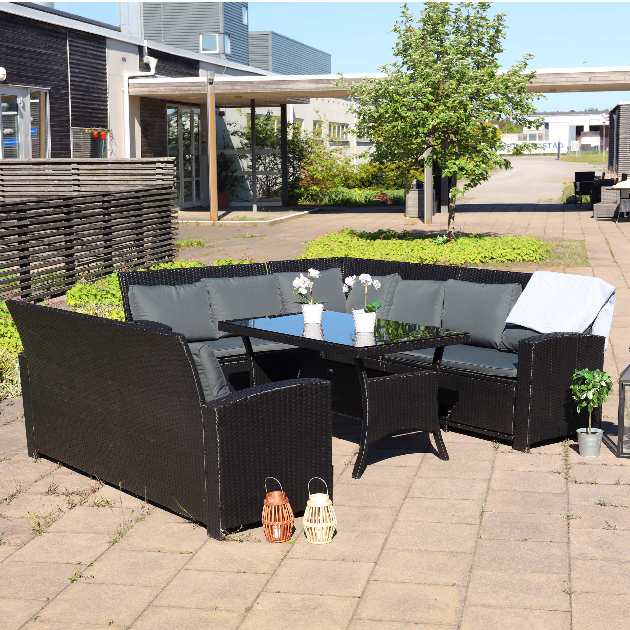 Sofagruppe utemøbler | Innebygd oppbevaring | Lyfco Sannäs