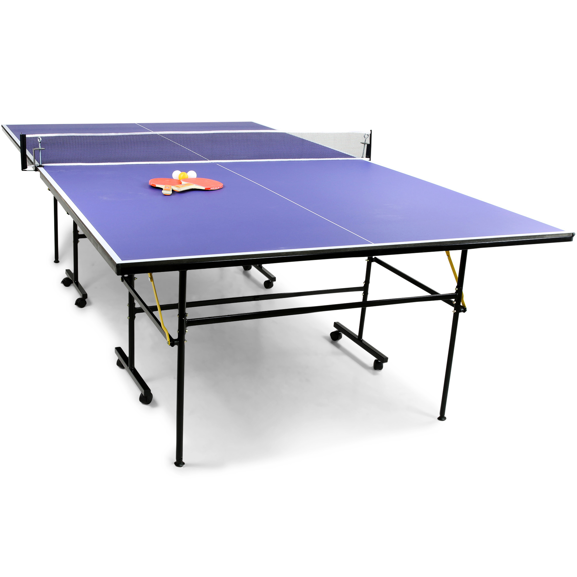 Bordtennisbord | Inkl. nett, racketer & baller | Sammenleggbar | TTB01