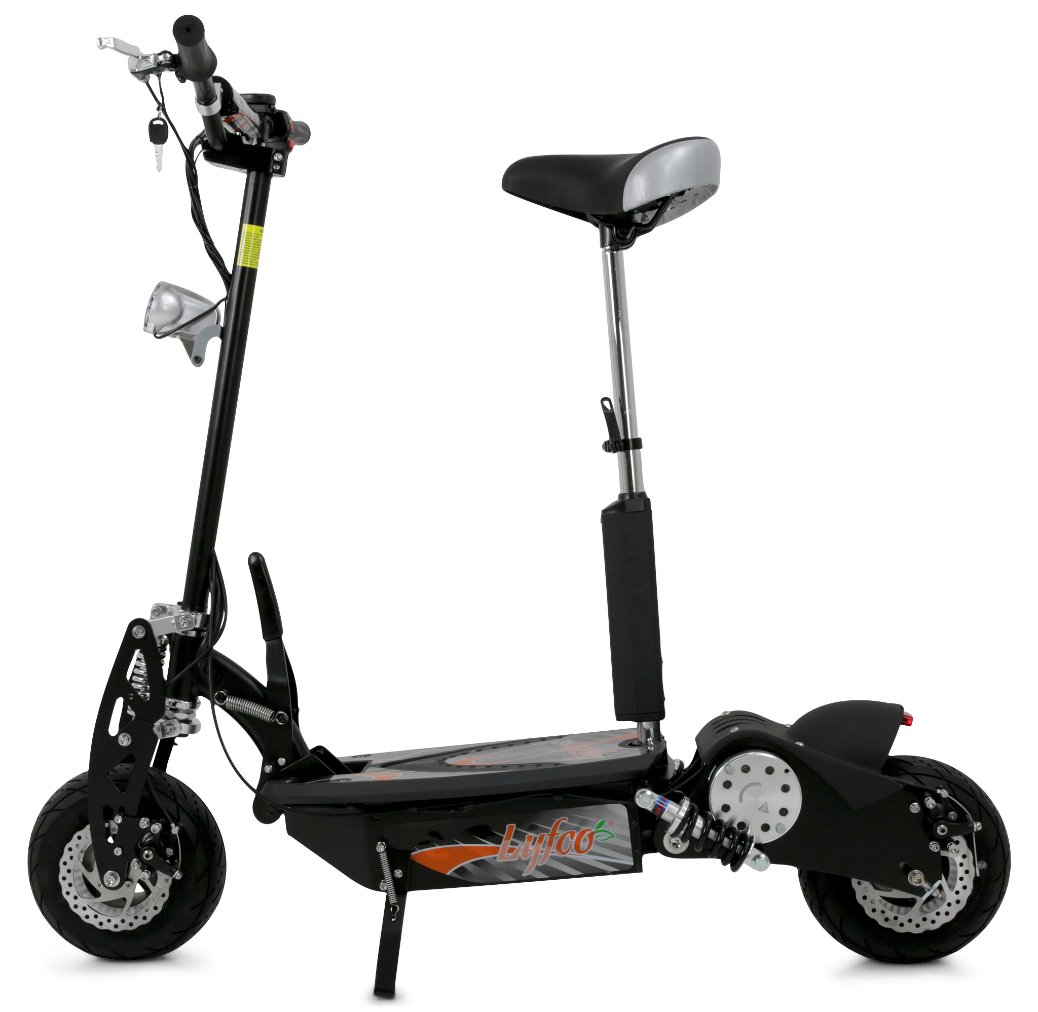 Elektrisk sparkesykkel 1000W med sete | 38 km/t | Sammenleggbar | Lyfco