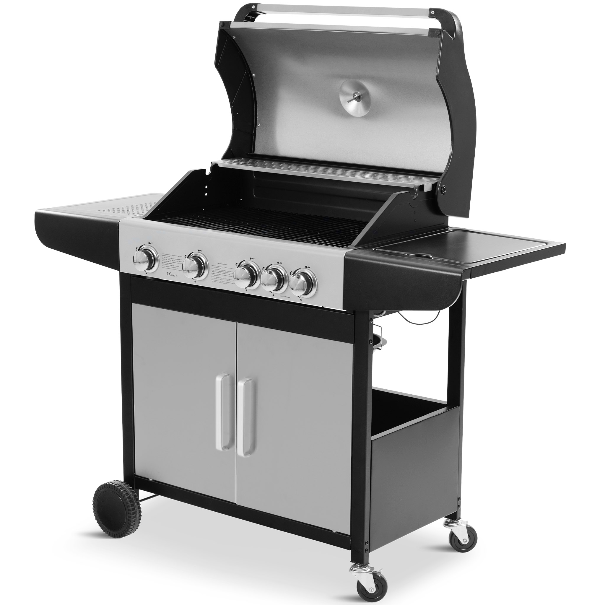 Gassgrill med 4 rustfrie brennere - Charleston