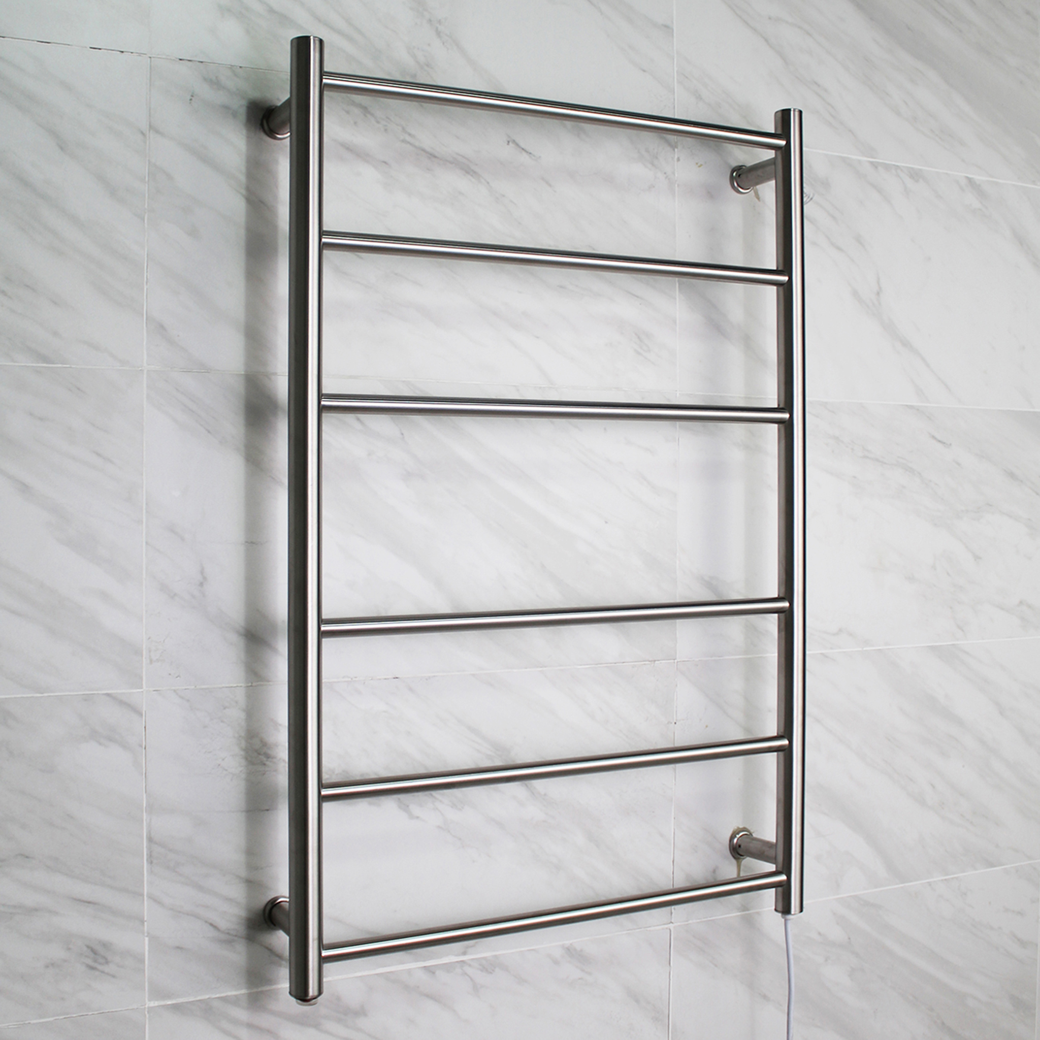 Elektrisk håndkletørker 60x90x12cm | Børstet stål | OH-007