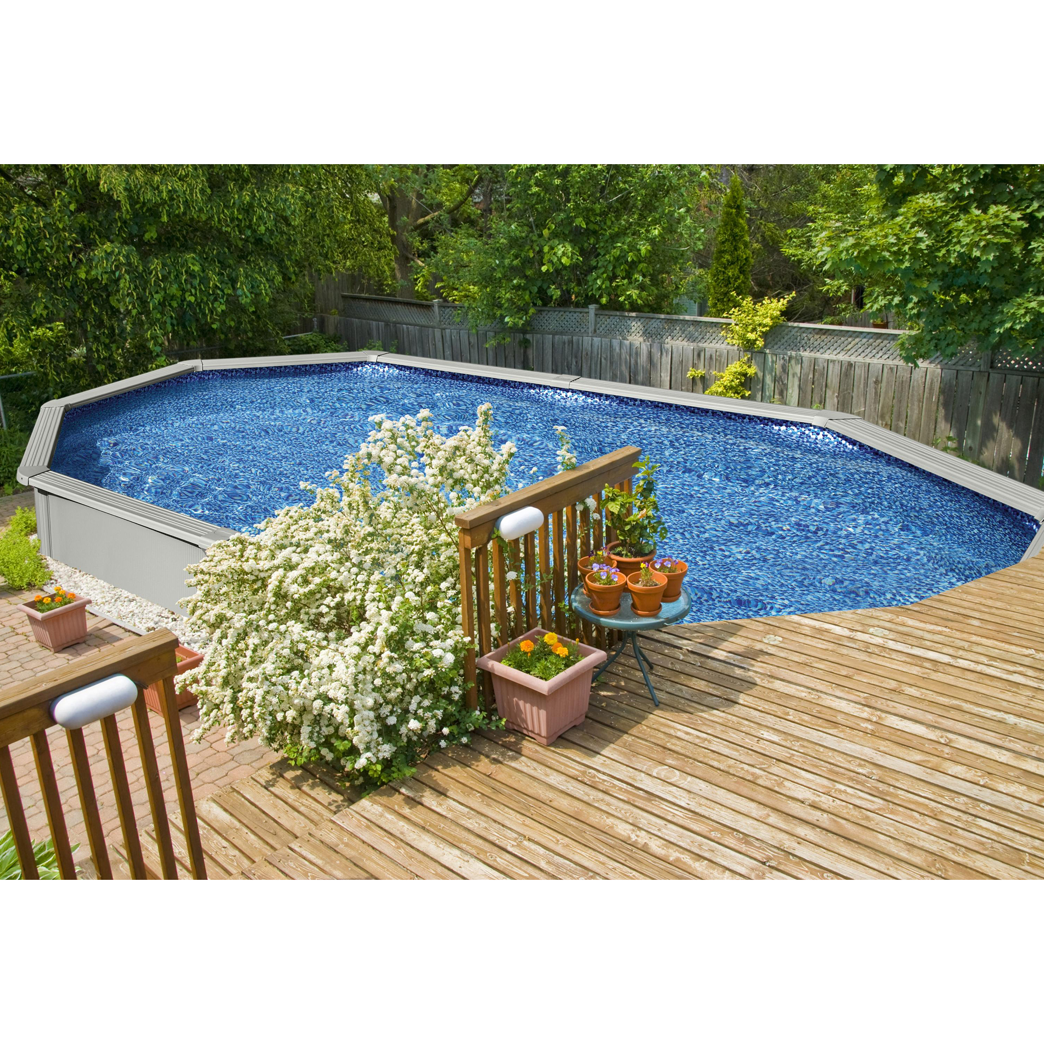 Bestway stålveggbasseng 5x3,6m - 1,2m dyp | Hydrium Oval (56586)
