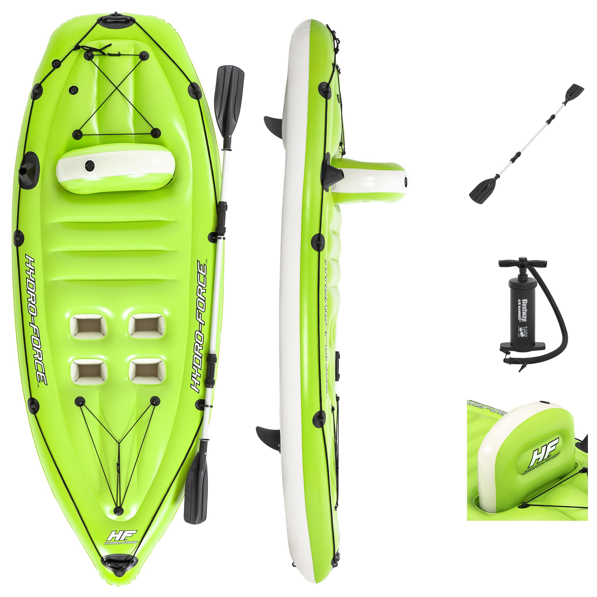 Oppblåsbar fiskekajakk 1 person | Bestway Koracle fiskekajakk (65097)