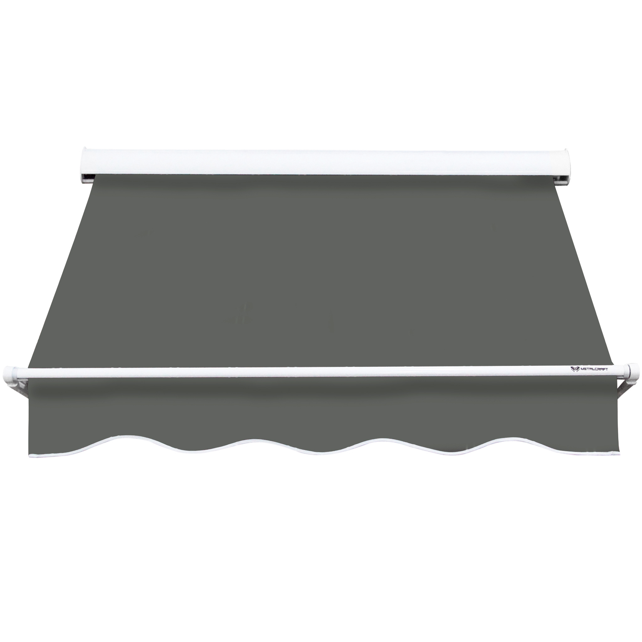 Vindusmarkise 120cm | UV-bestandig akrylstoff | Metalcraft