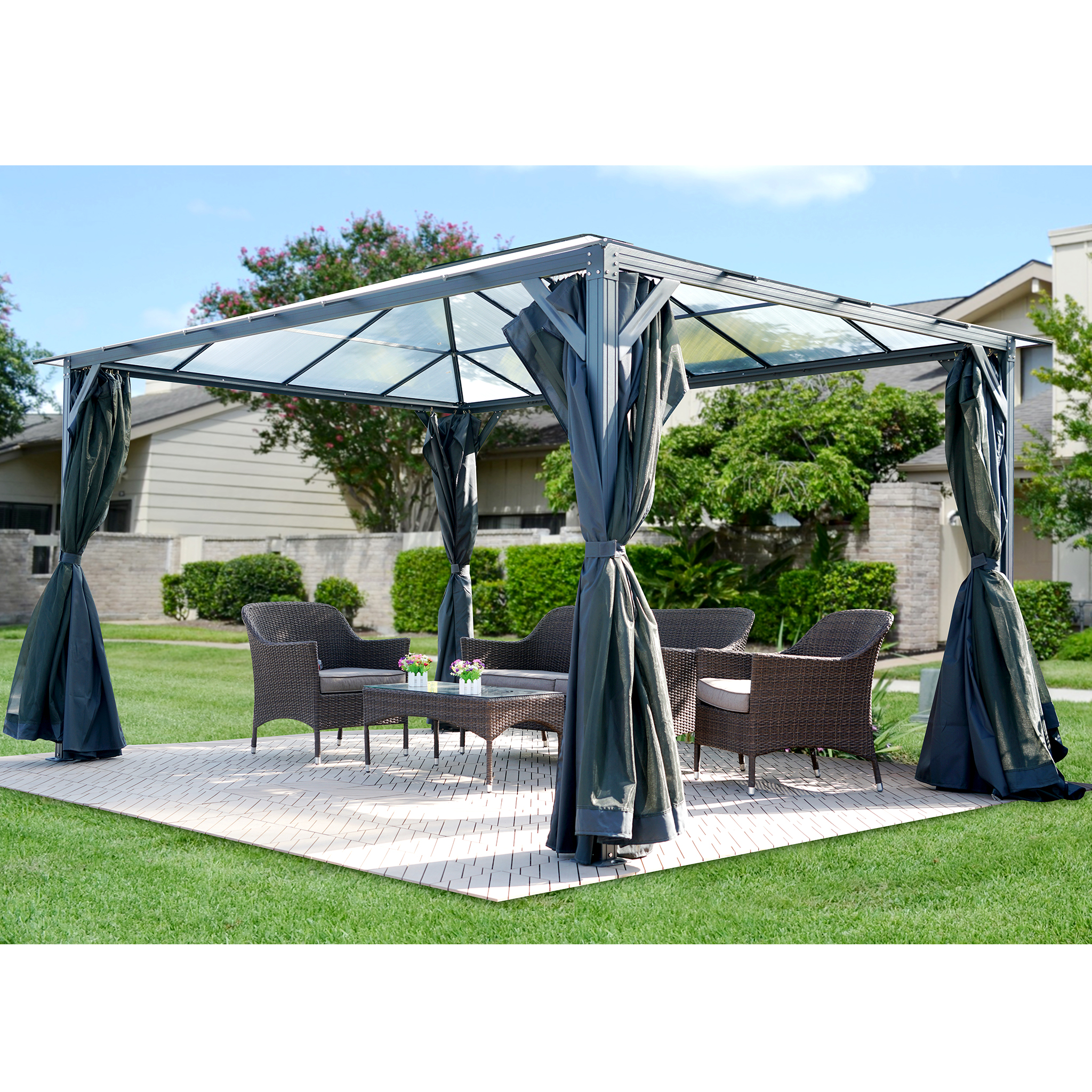 Paviljong premium 4x3m | Himling i kanalplast