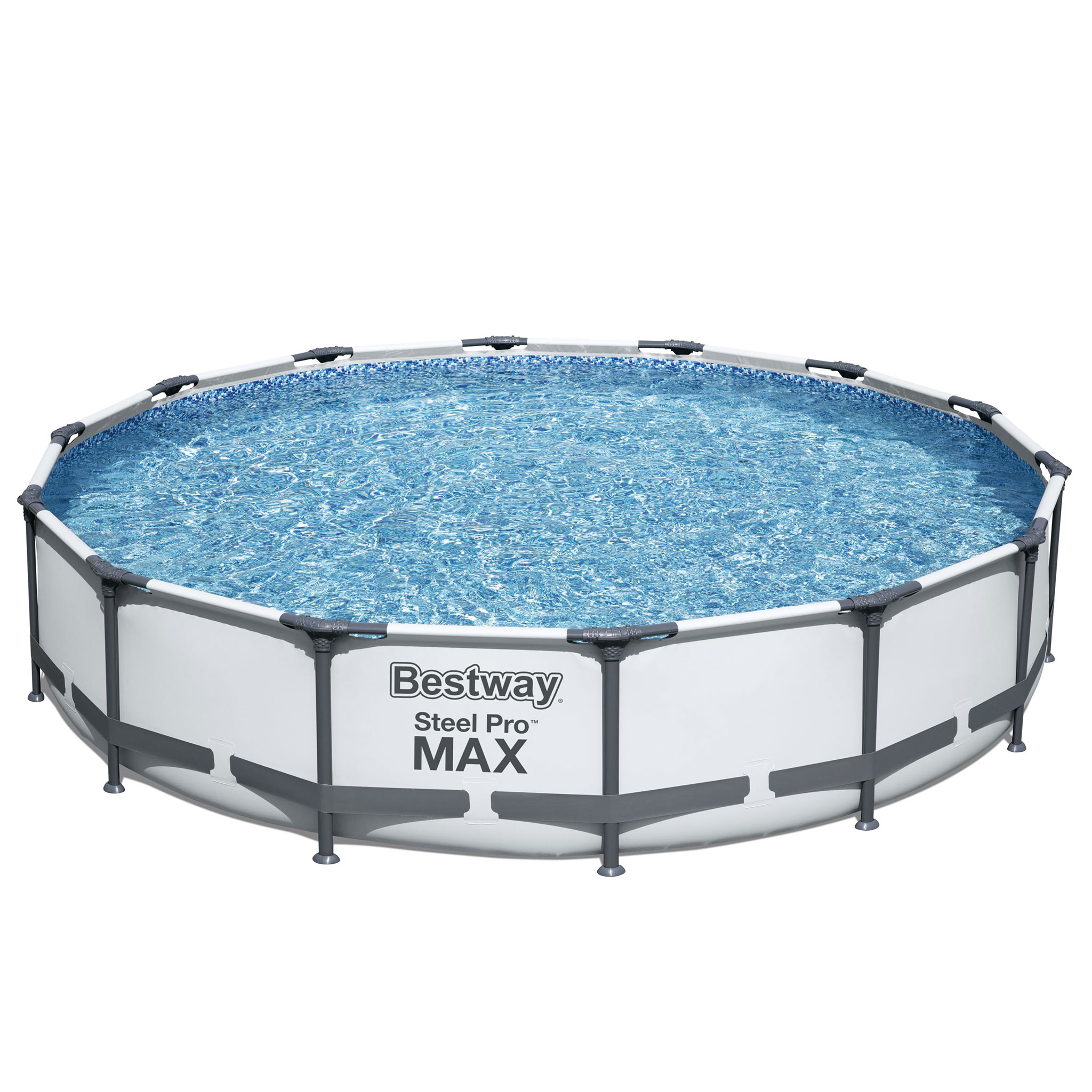 Bestway basseng over bakken Ø4,3m - 84cm dyp | Steel Pro MAX (56595)