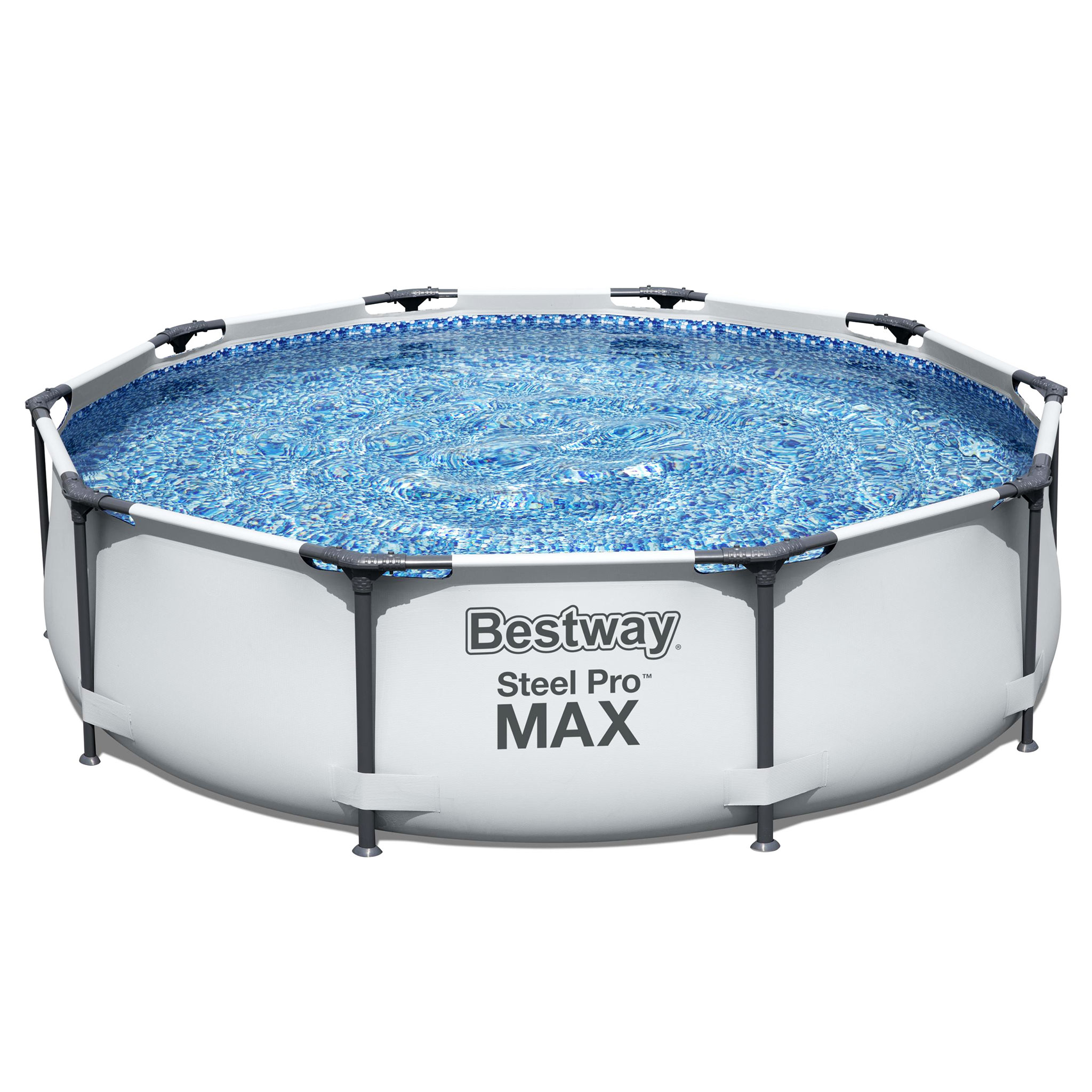 Ovanjordisk bassengpakke 3 meter i diameter | Bestway Steel Pro MAX