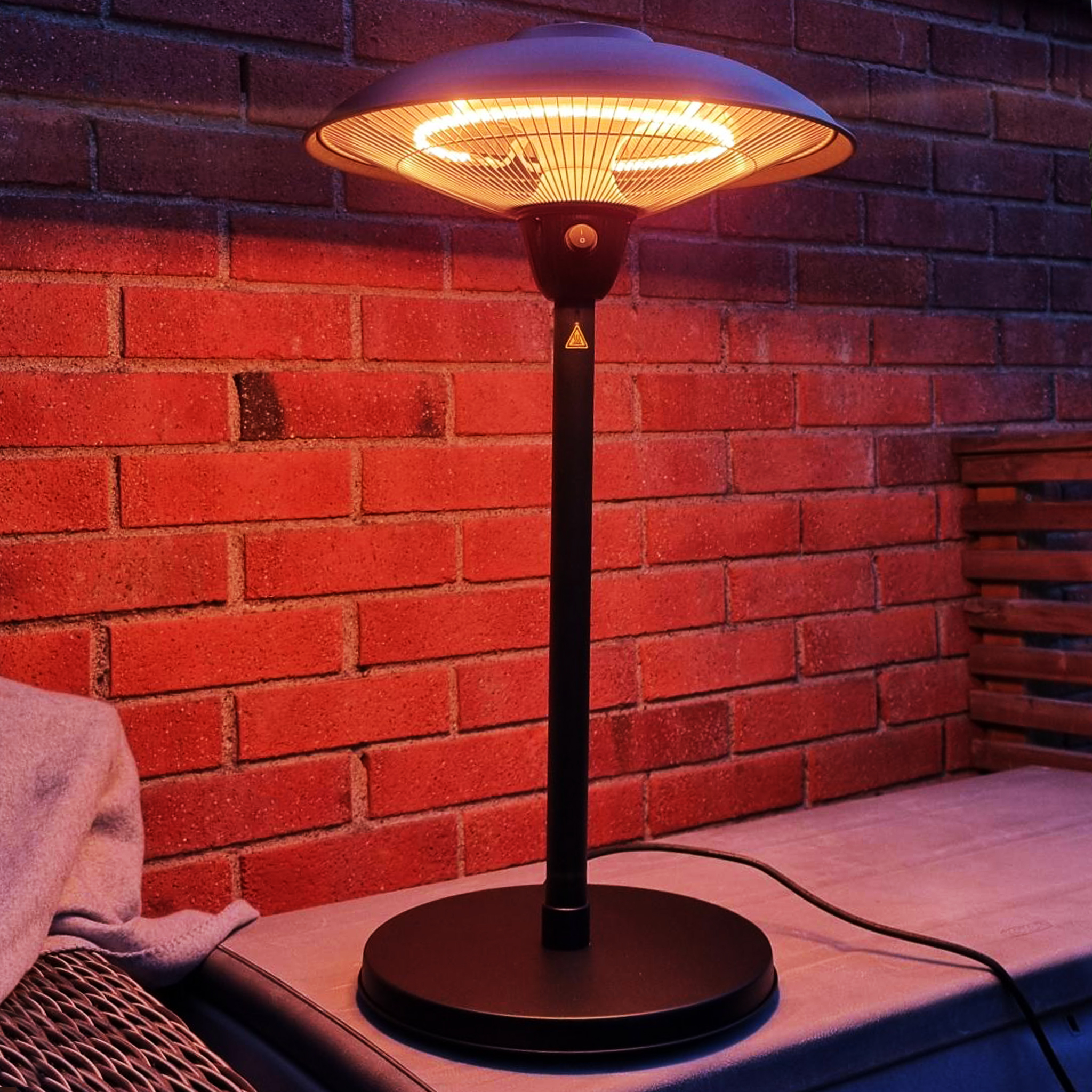 Justerbar infrarød terrassevarmer | 1500W