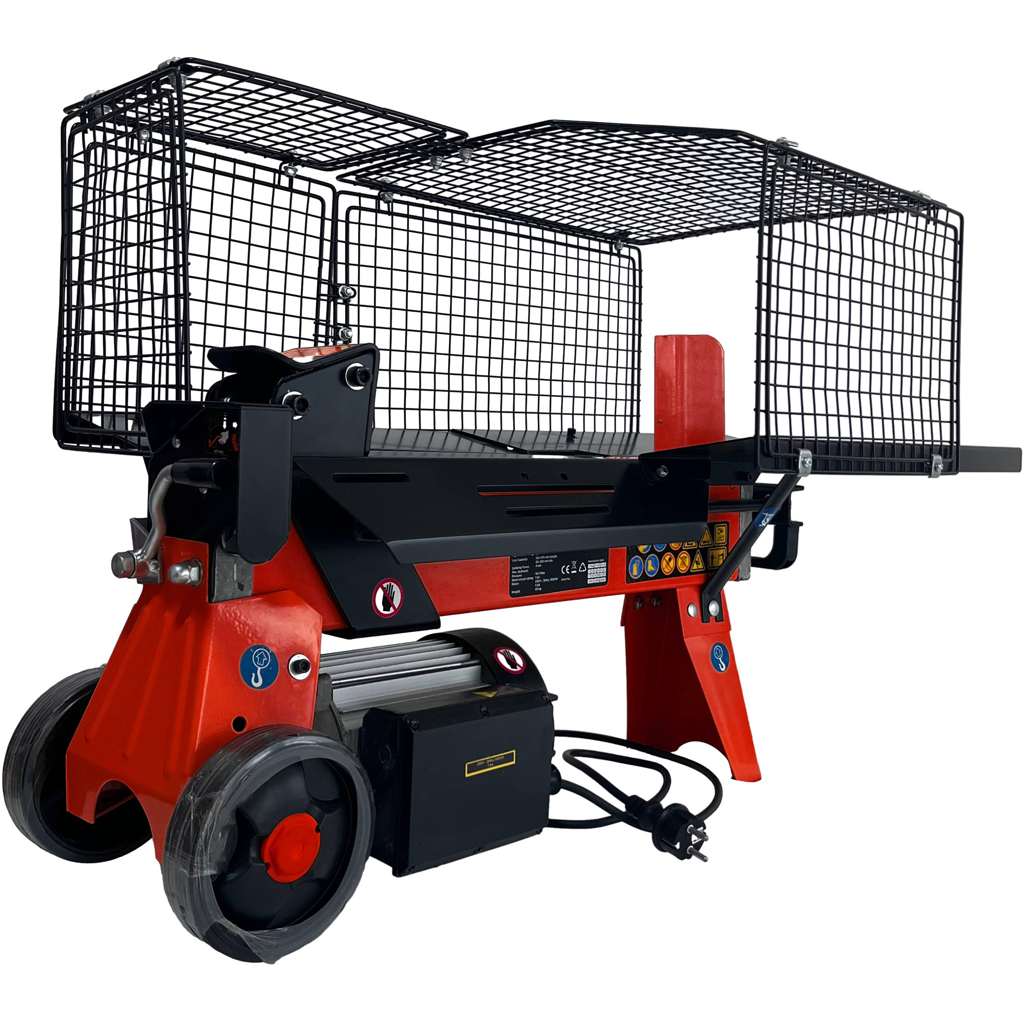 Vedkløyver 2200W | Trelengde opptil 52cm | Splittekraft 5 tonn