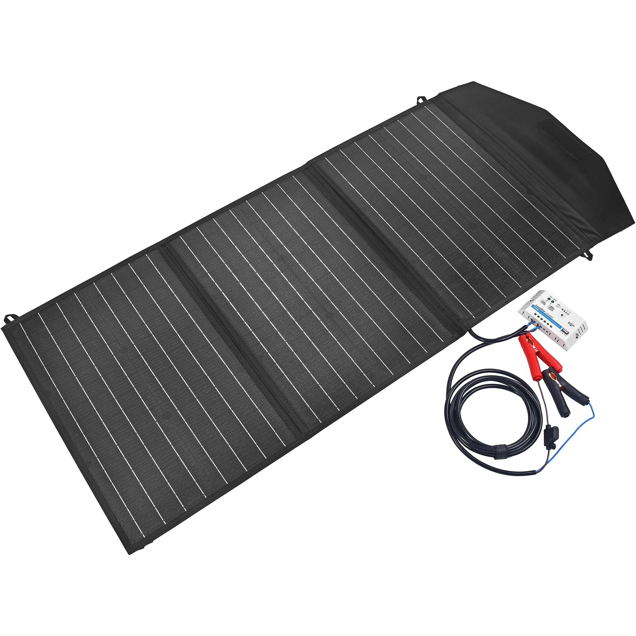 Solcellepanel / Solcellepanel 90W med veske | Sammenleggbar | Bærbar