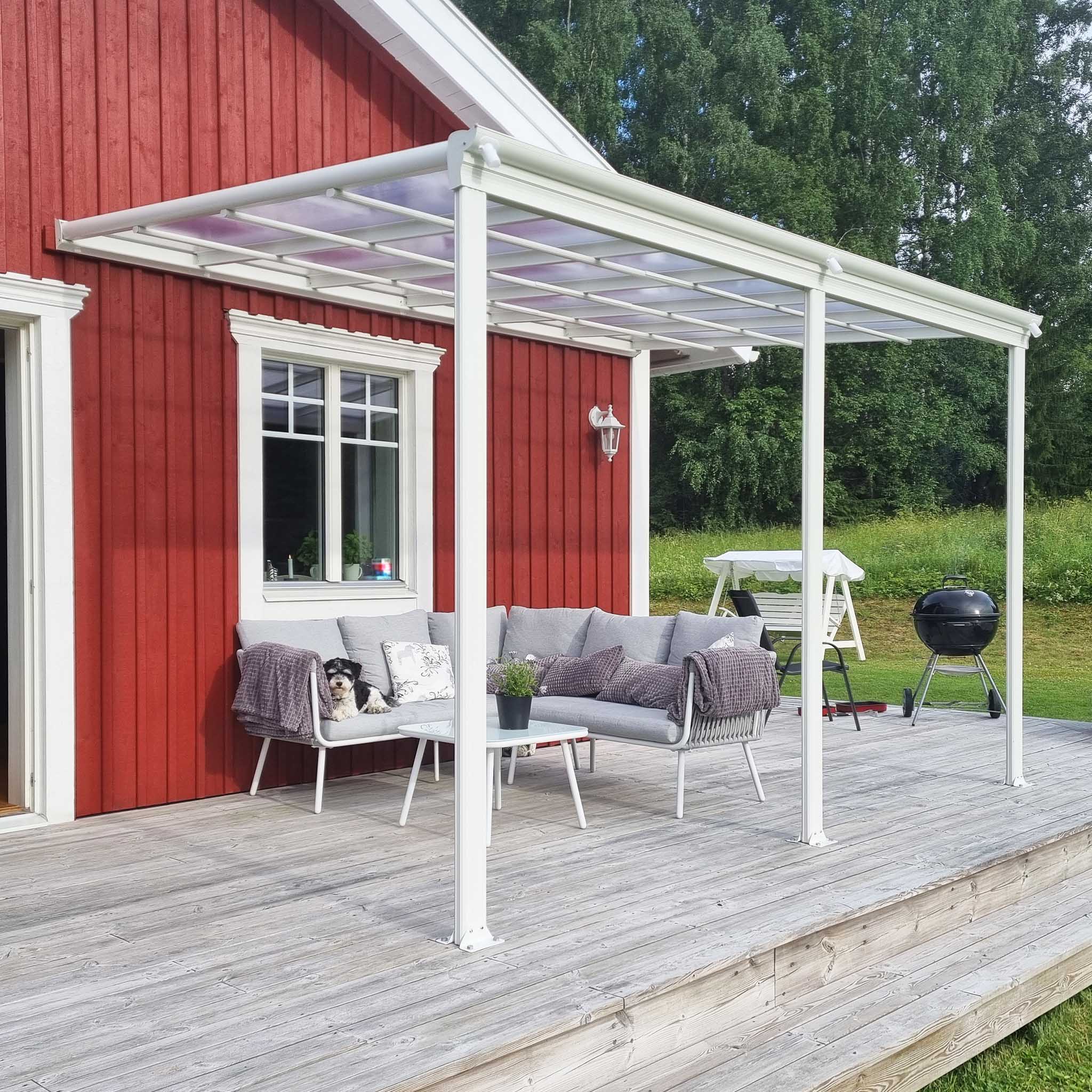Altantak 3,7x2,5m | Ekstra høy | Kanalplast/Aluminium